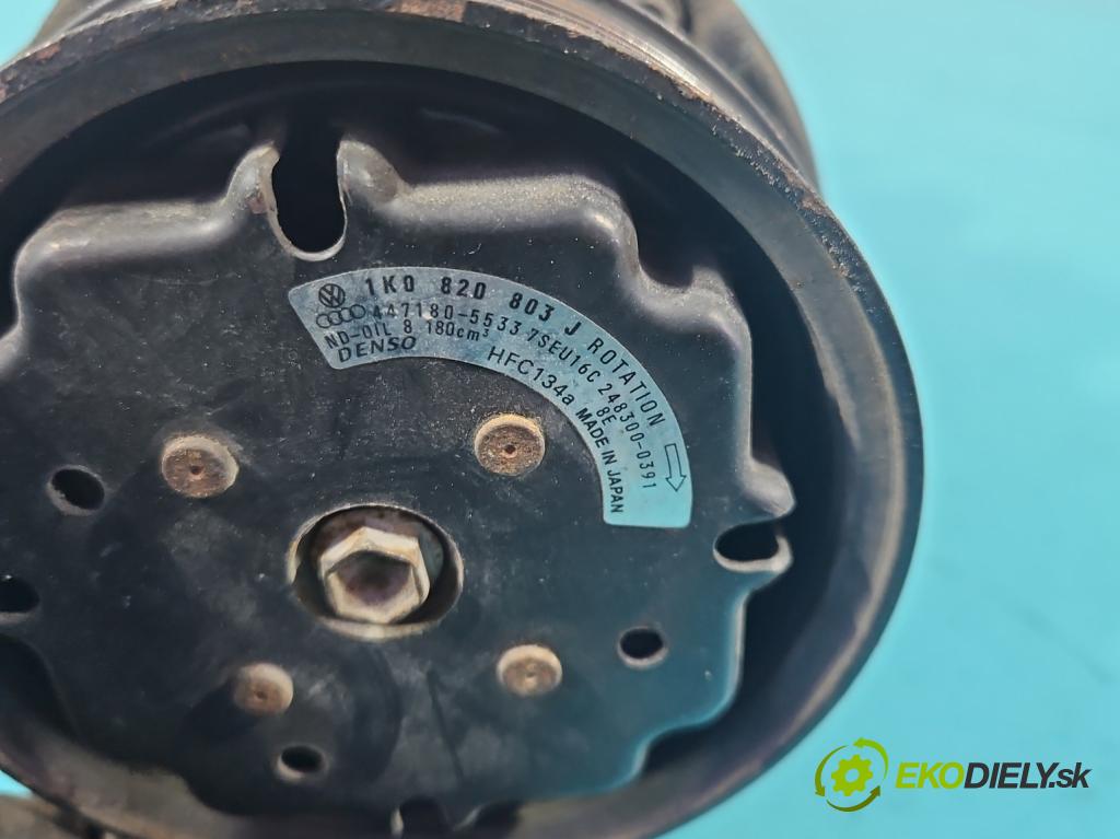 Vw Golf plus 1.4 TSI 140 HP automatic 103 kW 1390 cm3 5- Kompresor: klimatizácie 1K0820803J (Kompresor klimatizácie)