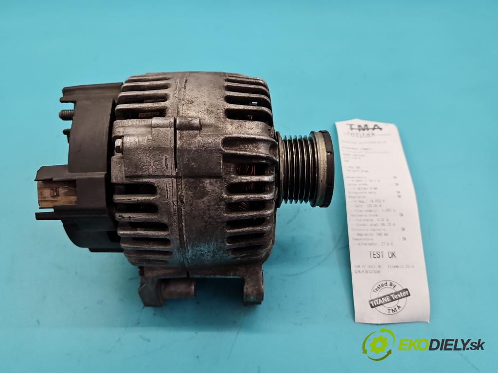Vw Golf plus 1.4 TSI 140 HP automatic 103 kW 1390 cm3 5- Alternator 03C903023G (Alternátor)