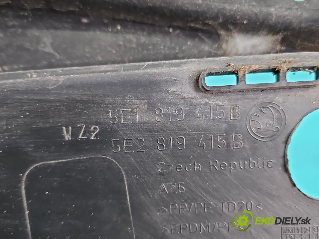 Skoda Octavia III 2013- 2.0 TSI 190 HP automatic 140 kW 1984 cm3 5- torpédo 5E1819415B (Torpédo (plast pod čelným sklom))