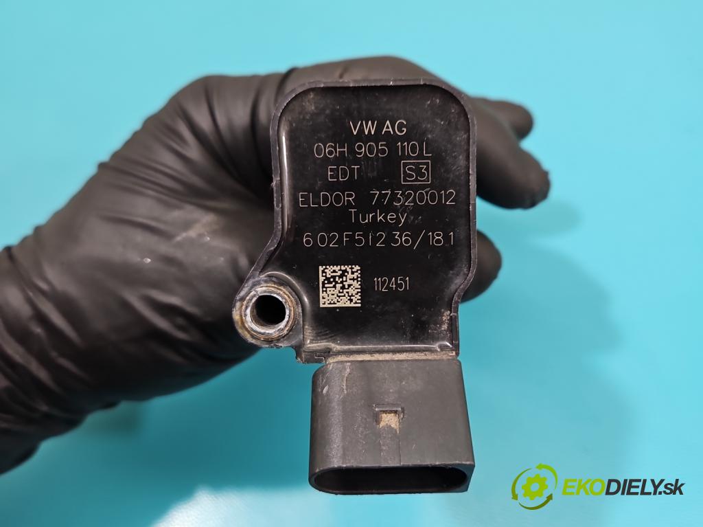 Skoda Octavia III 2013- 2.0 TSI 190 HP automatic 140 kW 1984 cm3 5- cievka zapaľovacia 06H905110L (Zapaľovacia cievka)