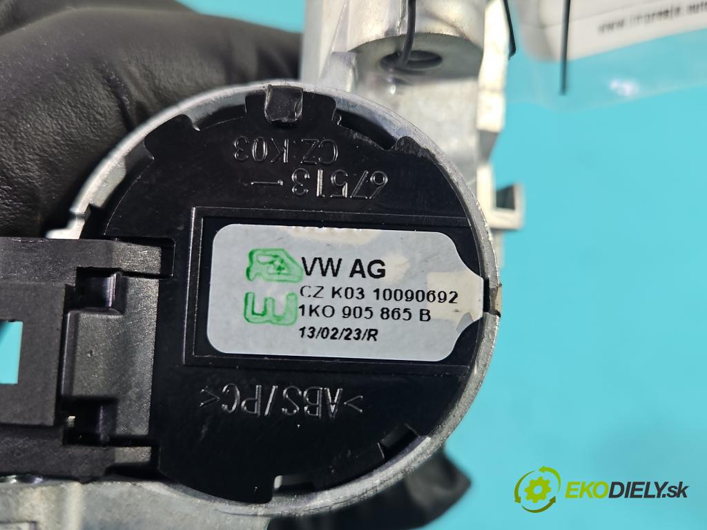 Vw Golf plus 1.4 TSI 140 HP automatic 103 kW 1390 cm3 5- Spínačka 1K0905865B (Spínacia skrinka)