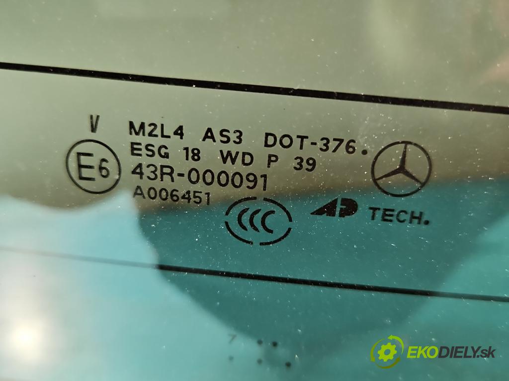 Mercedes ML W164 2005-2011 3.0 cdi (642940) 224hp automatic 165 kW 2987 cm3 5- sklo zadná  (Sklo zadné)