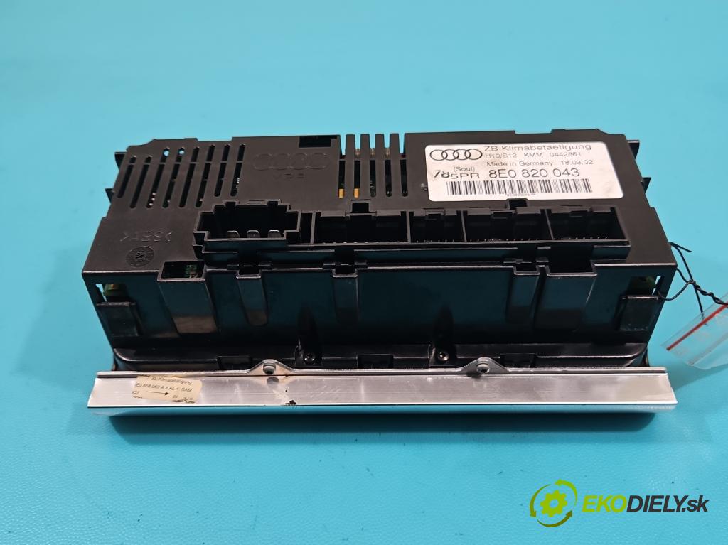 Audi A4 B6 2000-2004 2.5 tdi 155 HP automatic 114 kW 2496 cm3 5- panel kúrenia 8E0820043
