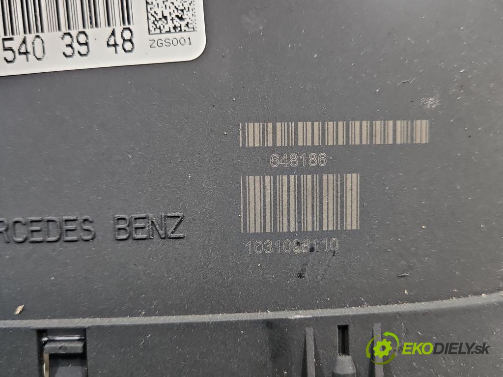 Mercedes B W245 2005-2011 1.7 16V 116 HP manual 85 kW 1699 cm3 5- prístrojovka/ budíky A1695403948 (Prístrojová doska)