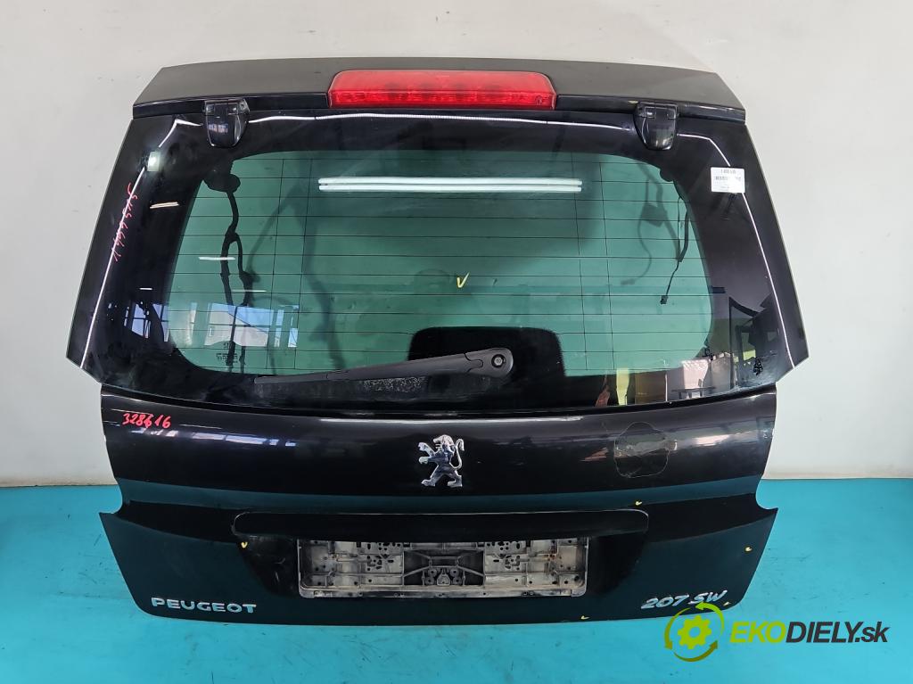 Peugeot 207 1.6 hdi 90 hp manual 66 kW 1560 cm3 5- zadní kufrové dveře  (Zadní kapoty)