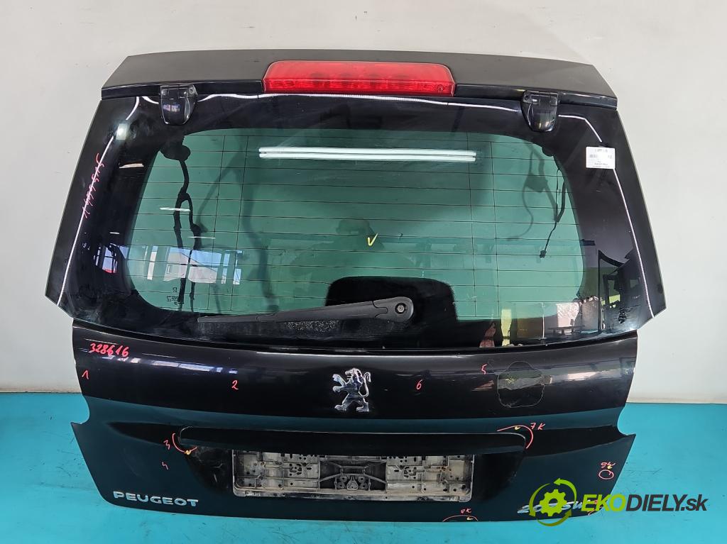 Peugeot 207 1.6 hdi 90 hp manual 66 kW 1560 cm3 5- zadní kufrové dveře  (Zadní kapoty)