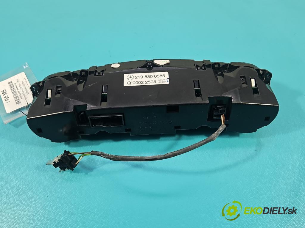 Mercedes CLS I C219 2004-2010 3.5 V6 (272964) 272 HP automatic 200 kW 3498 cm3 4- panel kúrenia 2198300585