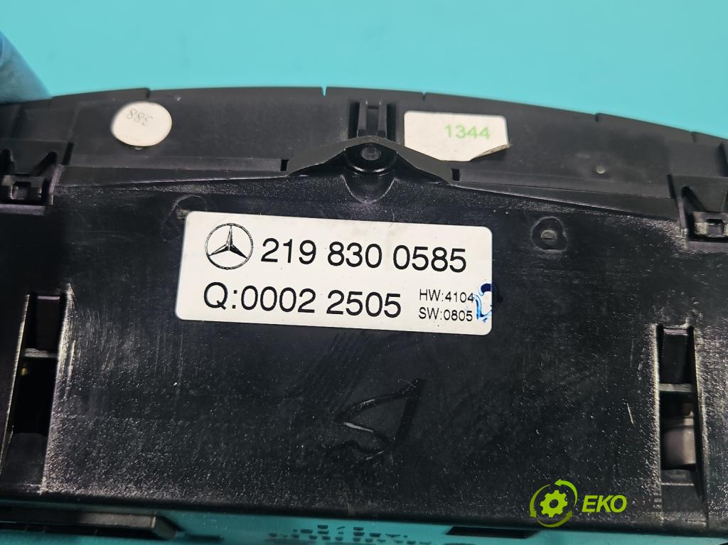 Mercedes CLS I C219 2004-2010 3.5 V6 (272964) 272 HP automatic 200 kW 3498 cm3 4- panel kúrenia 2198300585
