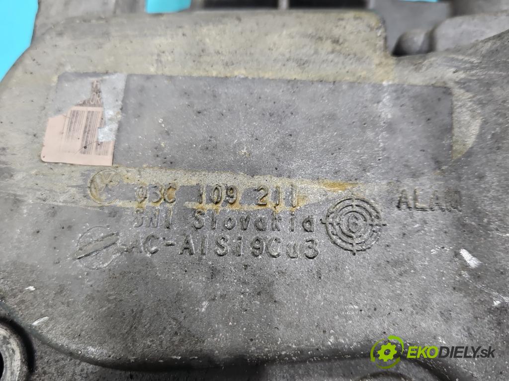 Vw Golf plus 1.4 TSI 140 hp automatic 103 kW 1390 cm3 5- obal vačkový 03109211 (Kryty motora)