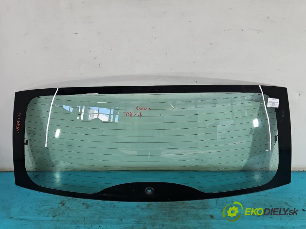 Renault Espace IV 2003-2014 1.9 dci 120 HP manual 88 kW 1870 cm3 5- sklo zadná  (Sklo zadné)