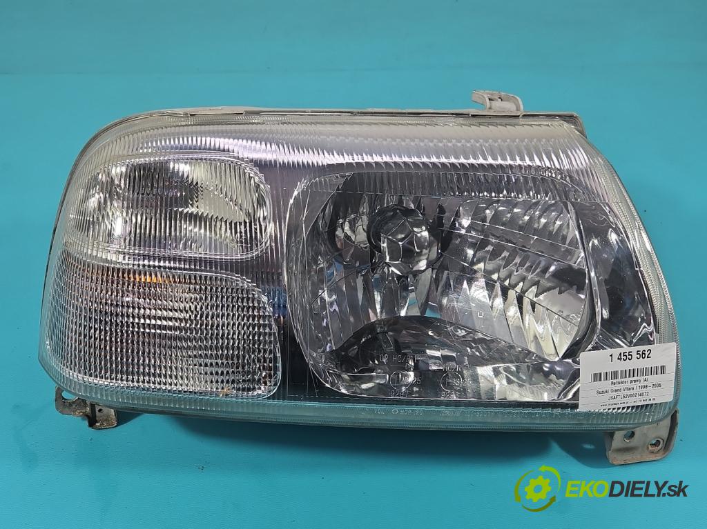 Suzuki Grand Vitara I 1998-2005 2.0 16V 128 HP manual 94 kW 1995 cm3 5- Reflektor: pravý  (Svetlo predné pravé)