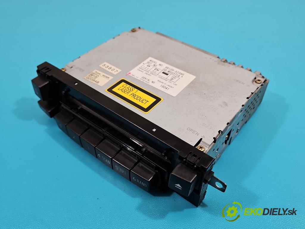 Toyota Yaris I 1999-2005 1.4 D4D 75 HP manual 55 kW 1364 cm3 5- Radio originál 86120-52390