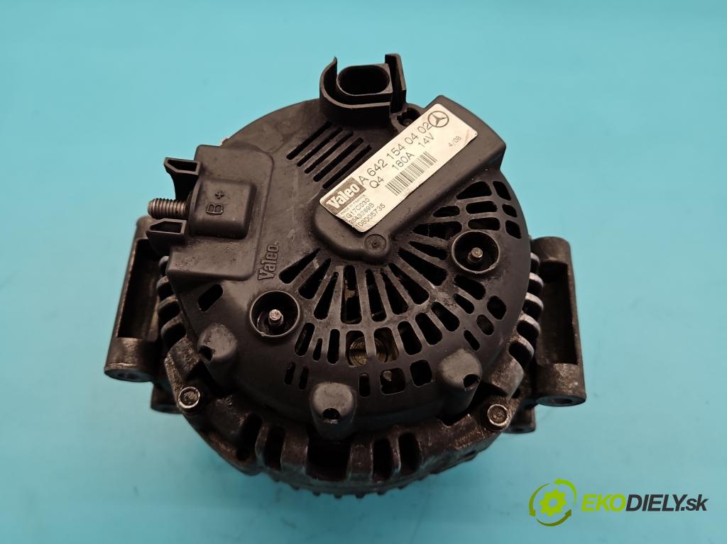 Mercedes ML W164 2005-2011 3.0 cdi (642940) 224hp automatic 165 kW 2987 cm3 5- Alternator A6421540402 (Alternátor)