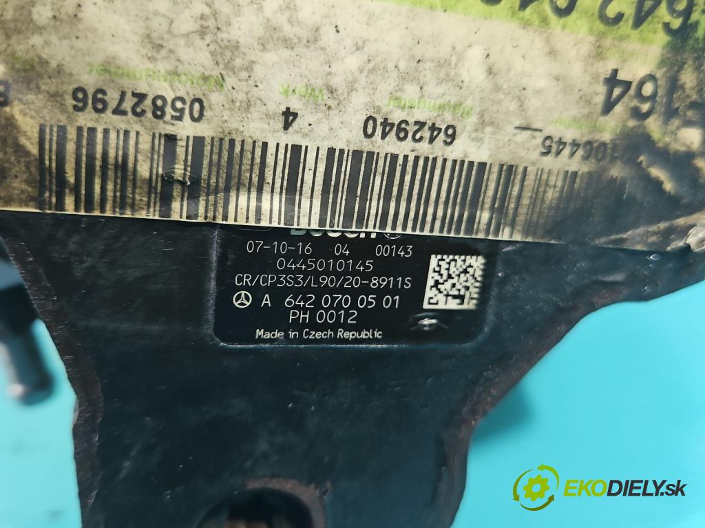Mercedes ML W164 2005-2011 3.0 cdi (642940) 224hp automatic 165 kW 2987 cm3 5- čerpadlo vstrekovacia 0445010145 (Vstrekovacie čerpadlo)