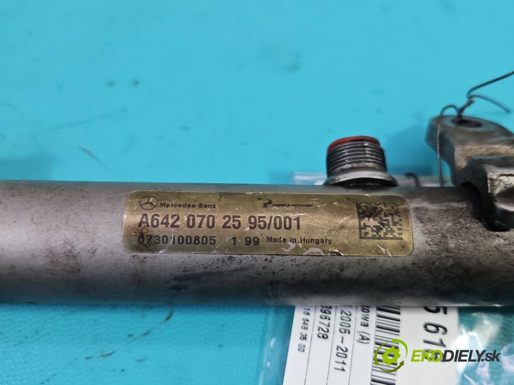 Mercedes ML W164 2005-2011 3.0 cdi (642940) 224hp automatic 165 kW 2987 cm3 5- lišta vstrekovacia A6420702595 (Vstrekovacia lišta)