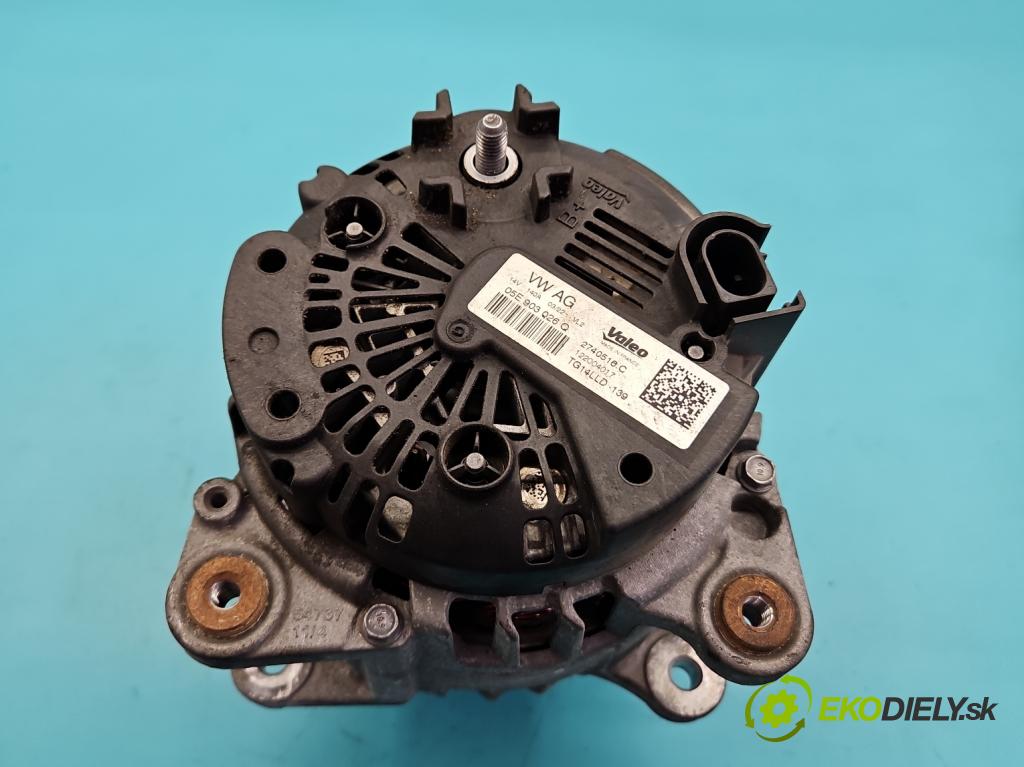 Seat Ibiza V KJ 2017- 1.0 TSI 95 HP manual 70 kW 999 cm3 5- Alternator 05E903026Q (Alternátor)