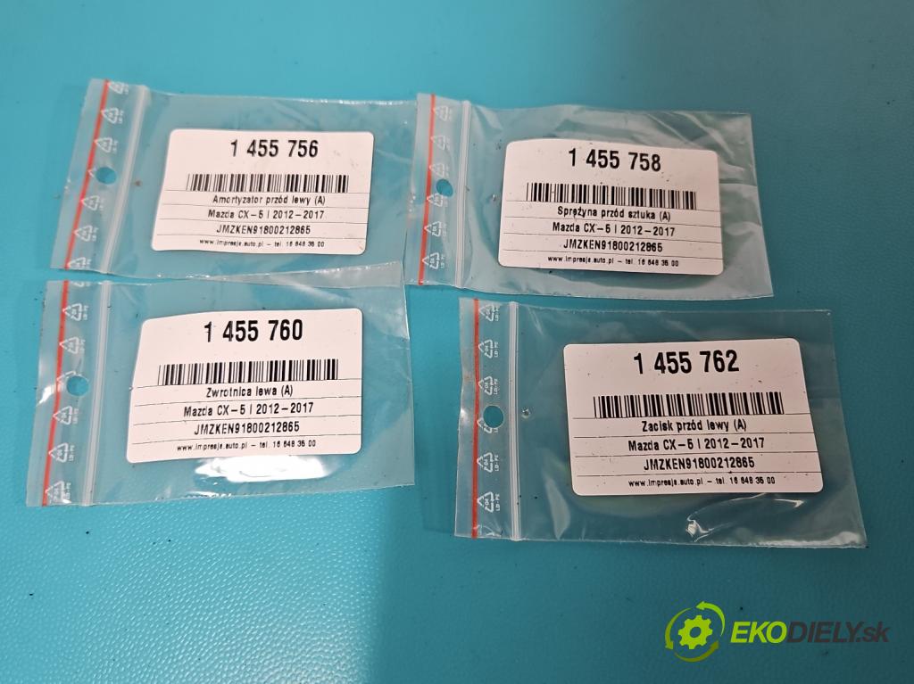 Mazda CX-5 I 2012-2017 2.2d 150 hp automatic 110 kW 2199 cm3 5- náboj levé  (Náboje)