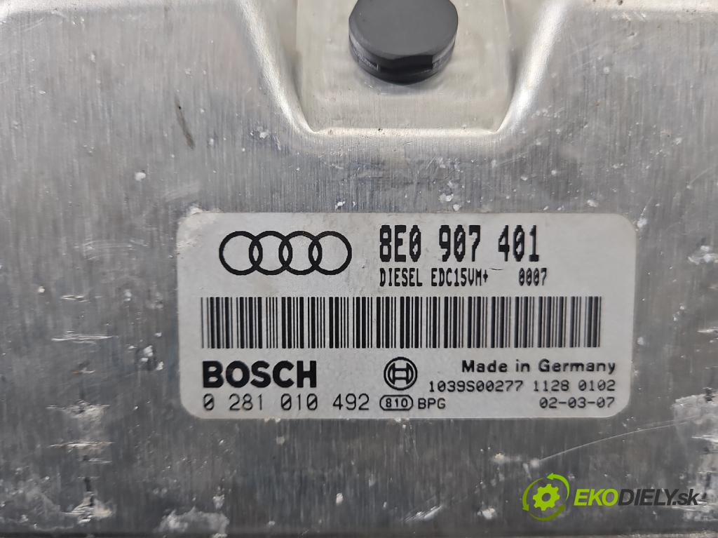 Audi A4 B6 2000-2004 2.5 tdi 155 HP automatic 114 kW 2496 cm3 5- riadiaca jednotka motora 8E0907401
