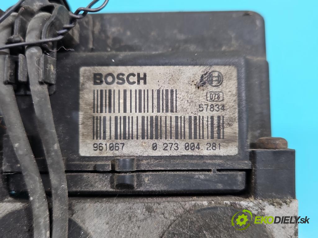 Audi A4 B5 1994-2001 1.9 tdi 90 HP manual 66 kW 1896 cm3 4- čerpadlo abs 0273004281 (Pumpa ABS)