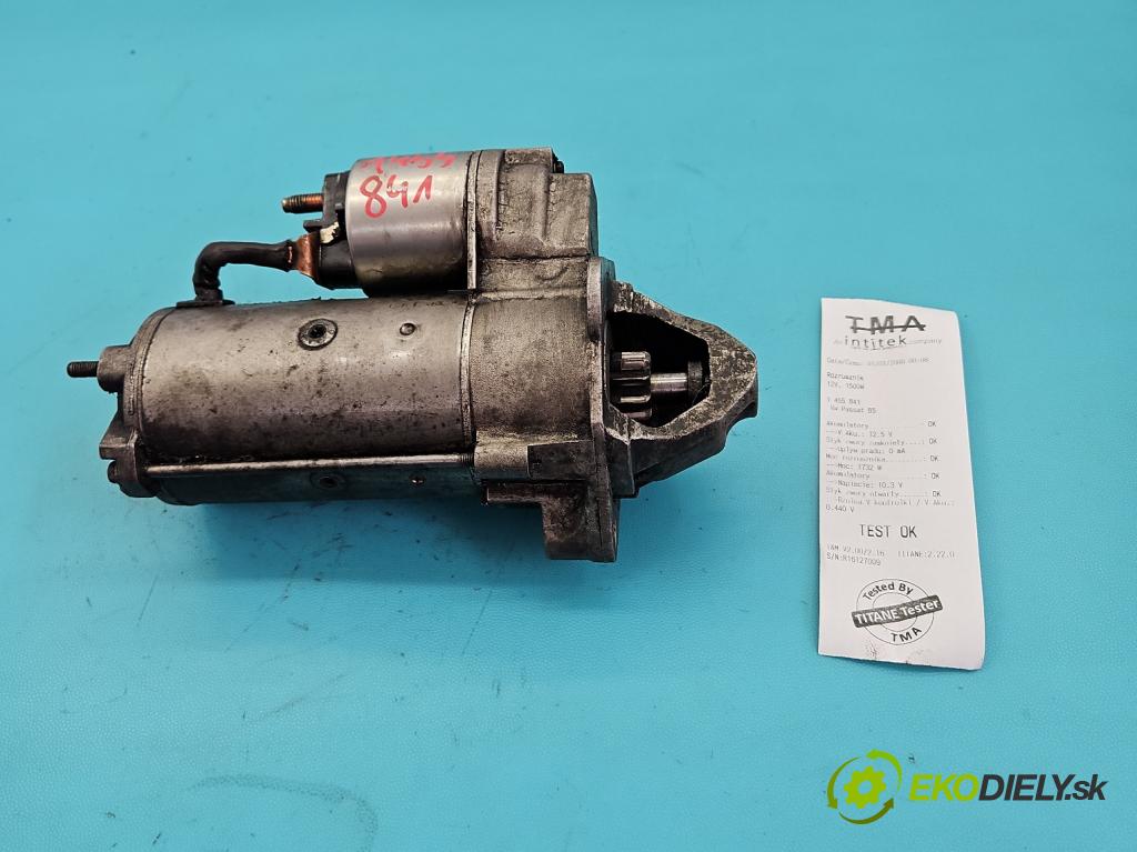 Vw Passat B5 1995-2005 1.9 tdi 131 HP manual 96 kW 1896 cm3 5- štartér 068911024E (Štartér)