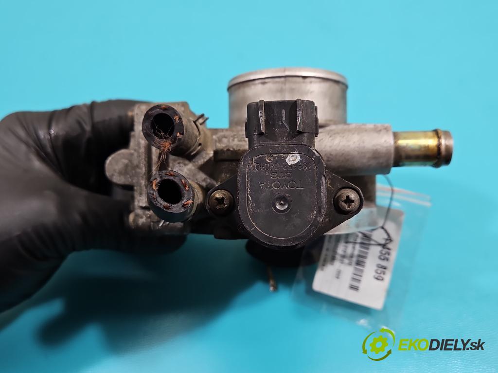 Toyota Corolla E12 2001-2009 1.6 vvti 110 HP manual 81 kW 1598 cm3 5- klapka 22210-0D090 (Škrtiaca klapka)