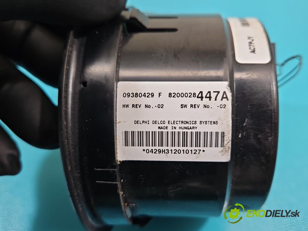 Renault Espace IV 2003-2014 1.9 dci 120 HP manual 88 kW 1870 cm3 5- panel kúrenia 8200028447A