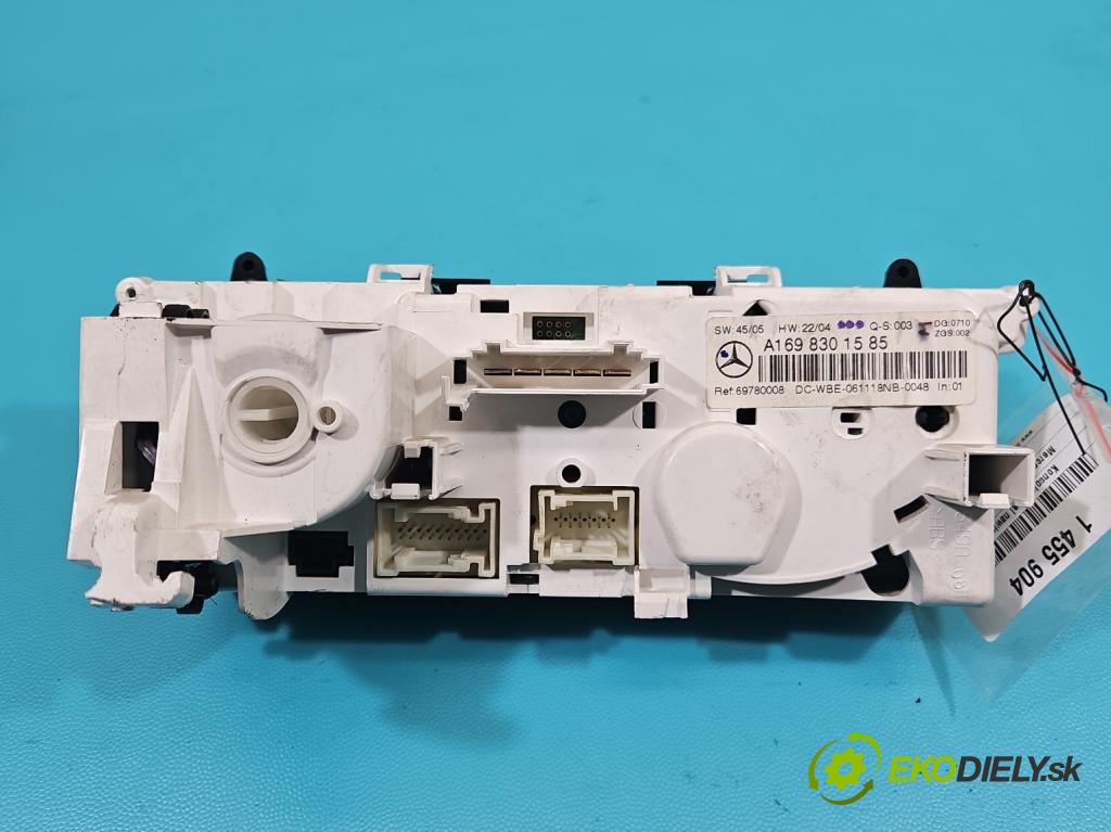 Mercedes B W245 2005-2011 1.7 16V 116 HP manual 85 kW 1699 cm3 5- panel kúrenia A1698301585