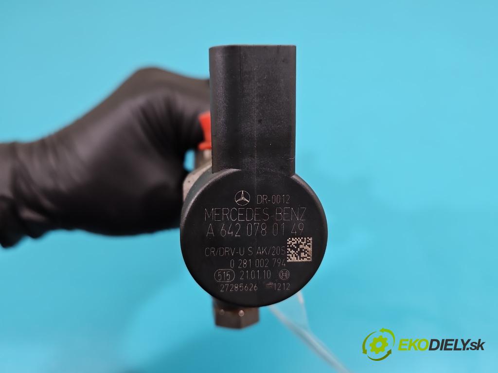 Mercedes Vito W639 2003-2014 2,2.0 CDI 95 HP manual 70 kW 2148 cm3 5- lišta vstrekovacia 0445214161 (Vstrekovacia lišta)