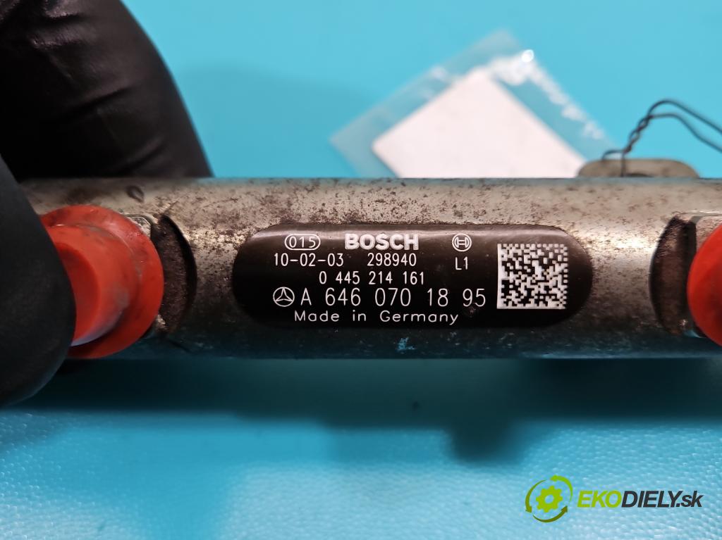 Mercedes Vito W639 2003-2014 2,2.0 CDI 95 HP manual 70 kW 2148 cm3 5- lišta vstrekovacia 0445214161 (Vstrekovacia lišta)