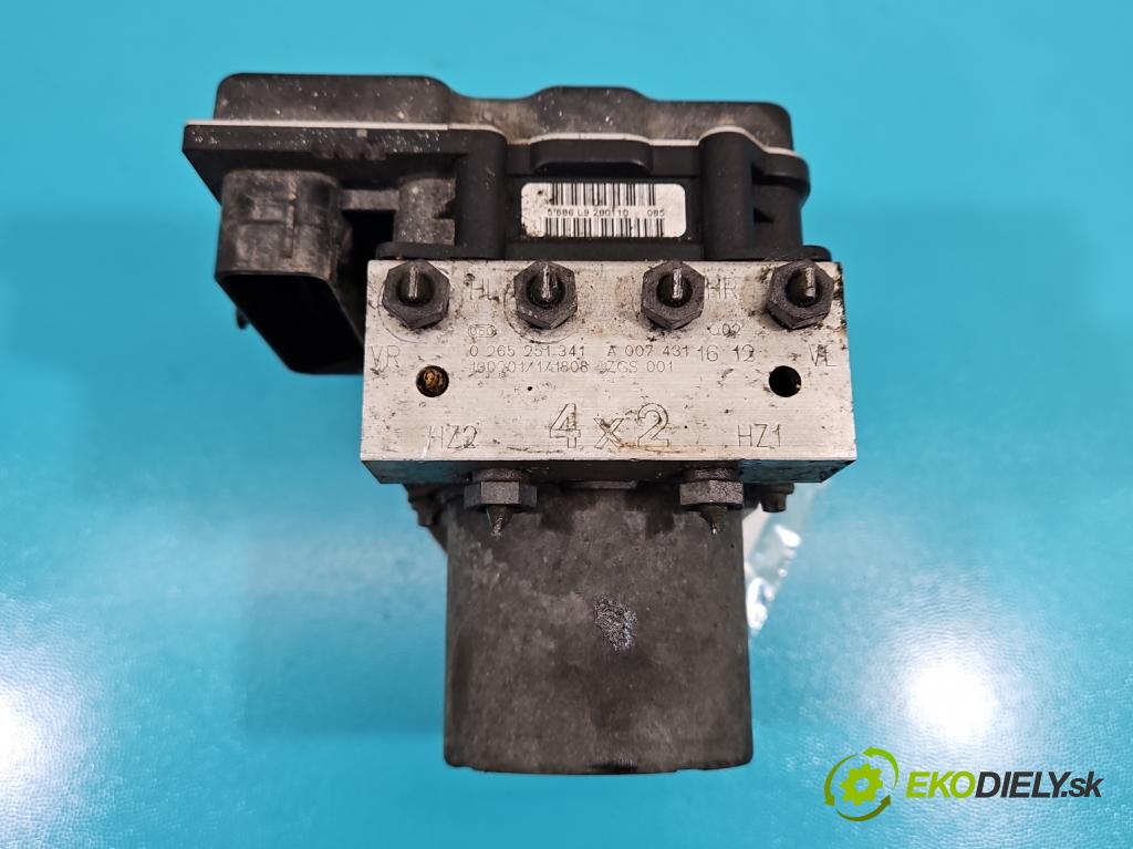 Mercedes Vito W639 2003-2014 2,2.0 CDI 95 HP manual 70 kW 2148 cm3 5- čerpadlo abs 0265951507 (Pumpa ABS)