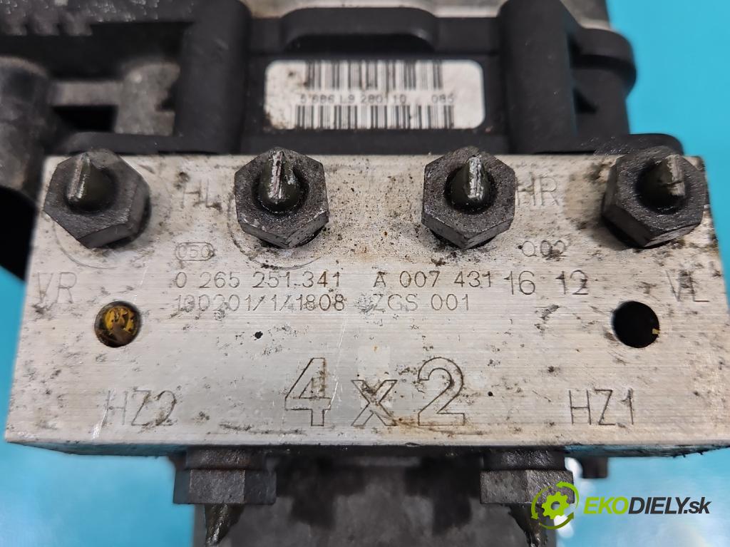 Mercedes Vito W639 2003-2014 2,2.0 CDI 95 HP manual 70 kW 2148 cm3 5- čerpadlo abs 0265951507 (Pumpa ABS)