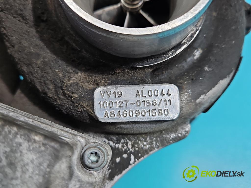 Mercedes Vito W639 2003-2014 2,2.0 CDI 95 hp manual 70 kW 2148 cm3 5- Turbodmychadlo A6460901580 (Turbodúchadla (kompletní))