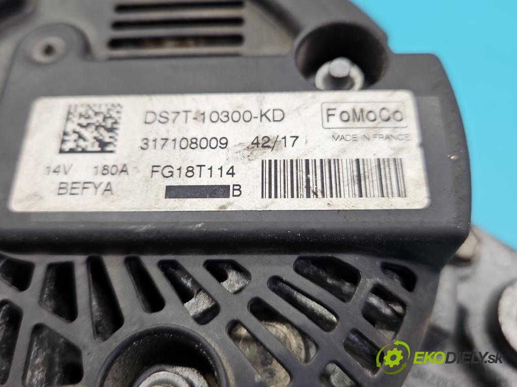 Ford Mondeo Mk5 2014-2022 2.0 tdci 179KM automatic 132 kW 1997 cm3 5- Alternator DS7T-10300-KD (Alternátor)