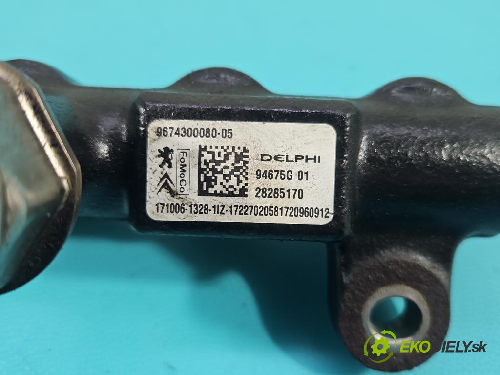 Ford Mondeo Mk5 2014-2022 2.0 tdci 179KM automatic 132 kW 1997 cm3 5- lišta vstrekovacia 9674300080 (Vstrekovacia lišta)