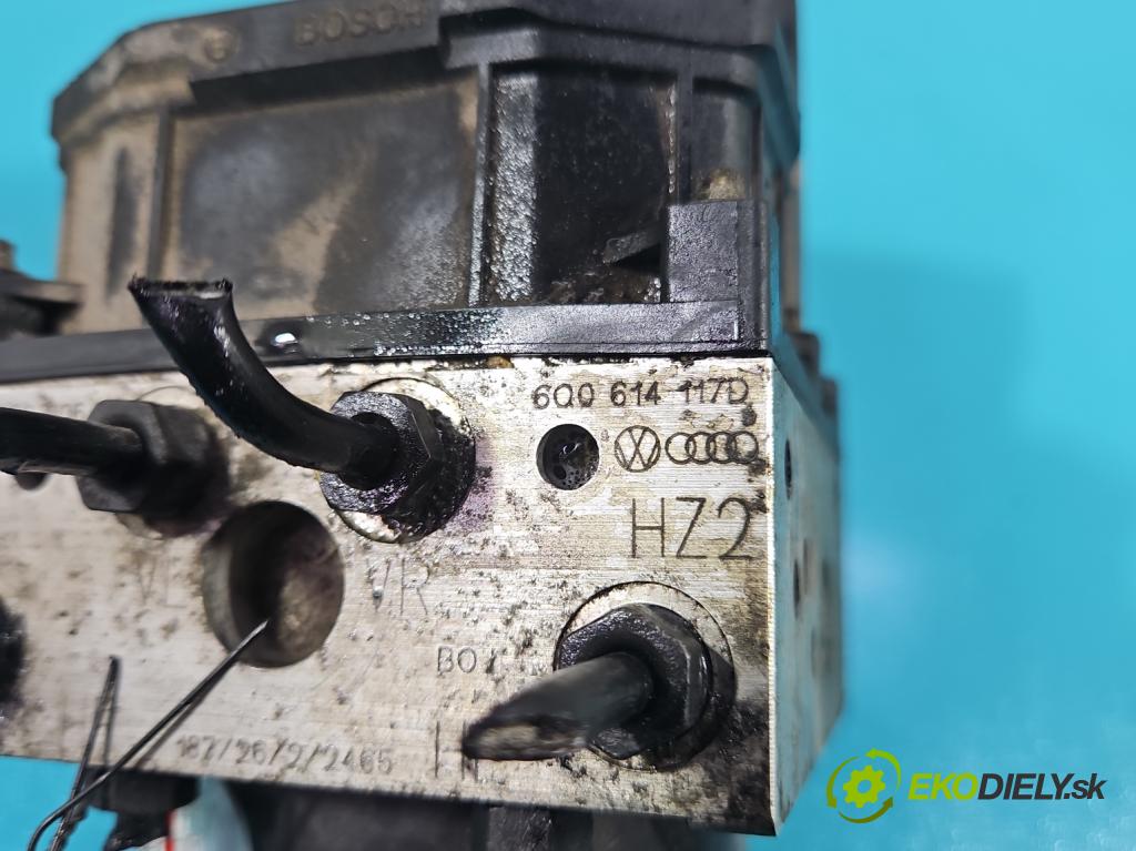 Skoda Fabia I 1999-2007 1.9 sdi 64 HP manual 47 kW 1896 cm3 5- čerpadlo abs 0265222006 (Pumpa ABS)