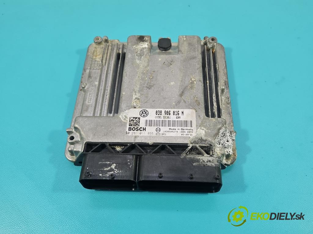 Vw Transporter T5 2003-2015 1.9 tdi 105 HP manual 77 kW 1900 cm3 5- riadiaca jednotka motora 038906016N