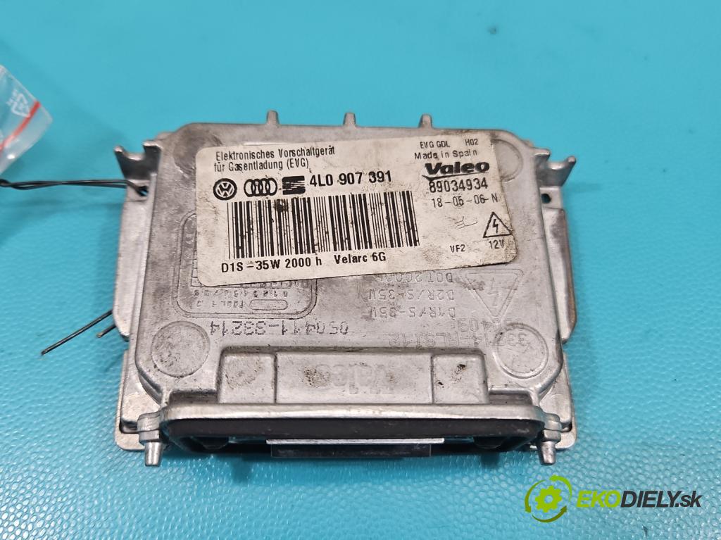 Audi Q7 2005-2015 4.2 V8 FSI automatic 257 kW 4163 cm3 5- střídač: xenon 4L0907391 (Riadiaca jednotka xenónu)