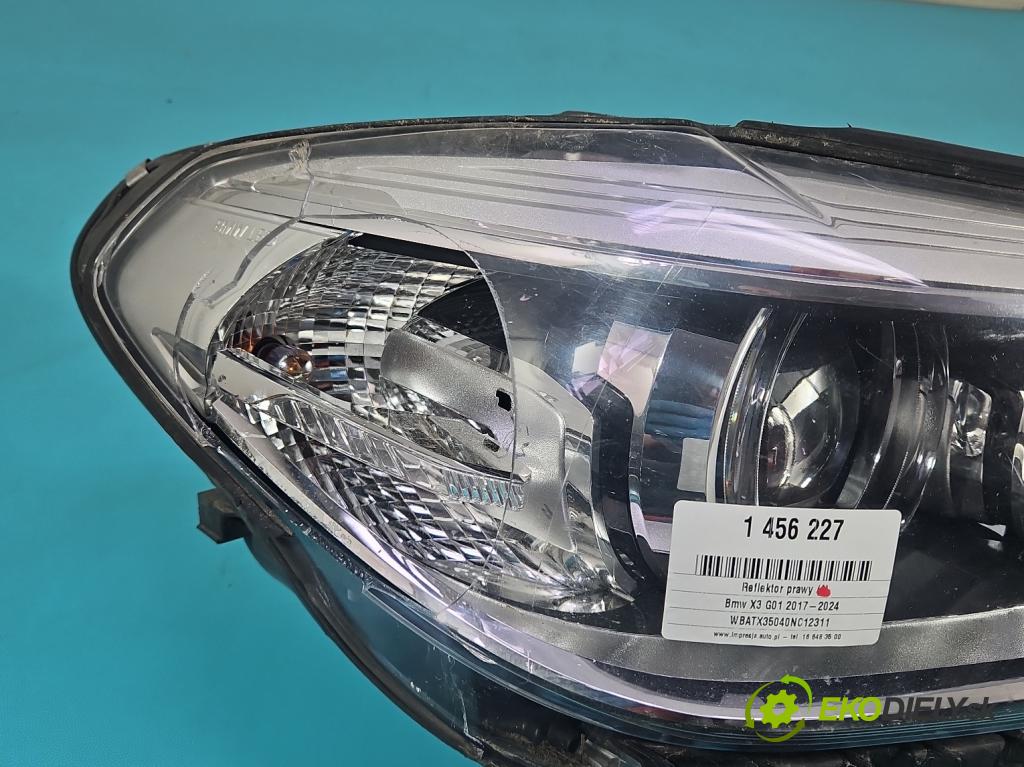 Bmw X3 G01 2017-2024 2.0d 190 HP automatic 140 kW 1995 cm3 5- Reflektor: pravý 8739648 (Svetlo predné pravé)