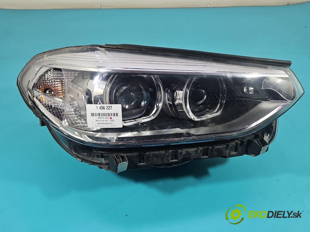 Bmw X3 G01 2017-2024 2.0d 190 HP automatic 140 kW 1995 cm3 5- Reflektor: pravý 8739648 (Svetlo predné pravé)