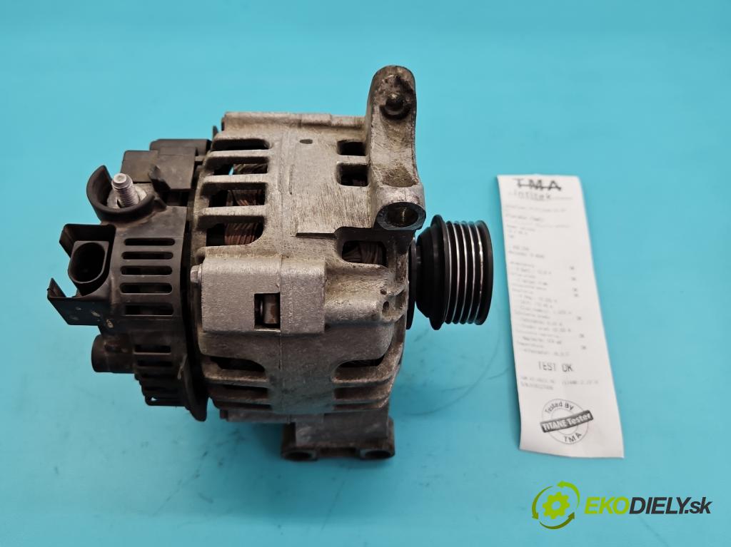Mercedes B W245 2005-2011 1.7 16V 116 HP manual 85 kW 1699 cm3 5- Alternator A2661540802 (Alternátor)