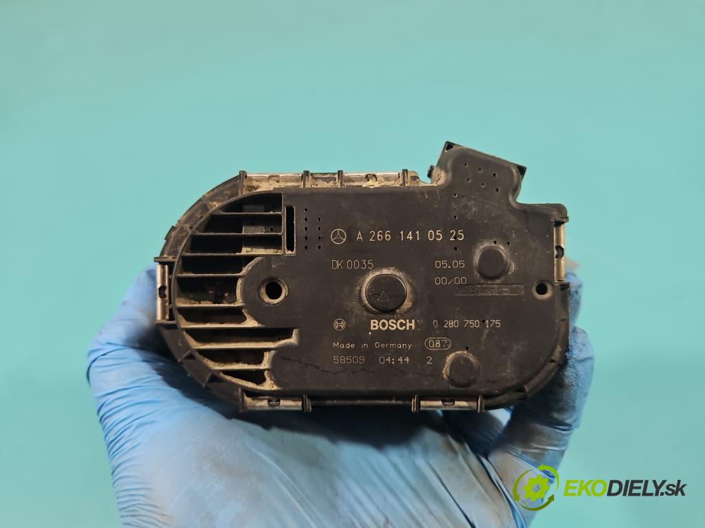 Mercedes B W245 2005-2011 1.7 16V 116 HP manual 85 kW 1699 cm3 5- klapka A2661410525 (Škrtiaca klapka)