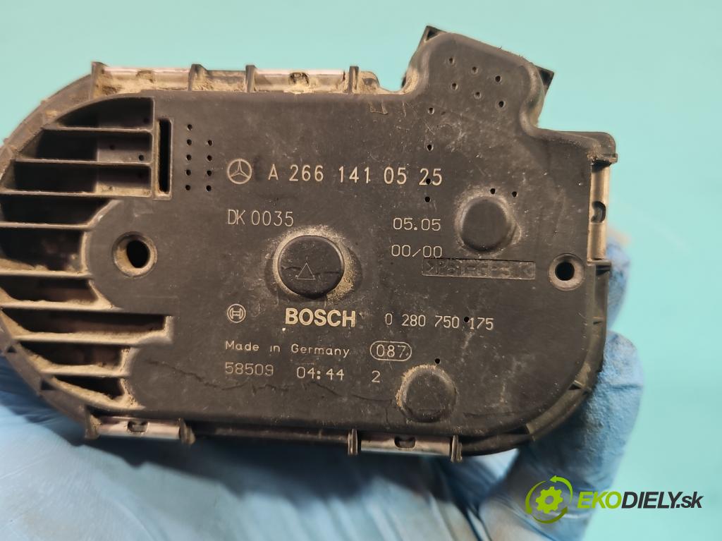 Mercedes B W245 2005-2011 1.7 16V 116 HP manual 85 kW 1699 cm3 5- klapka A2661410525 (Škrtiaca klapka)
