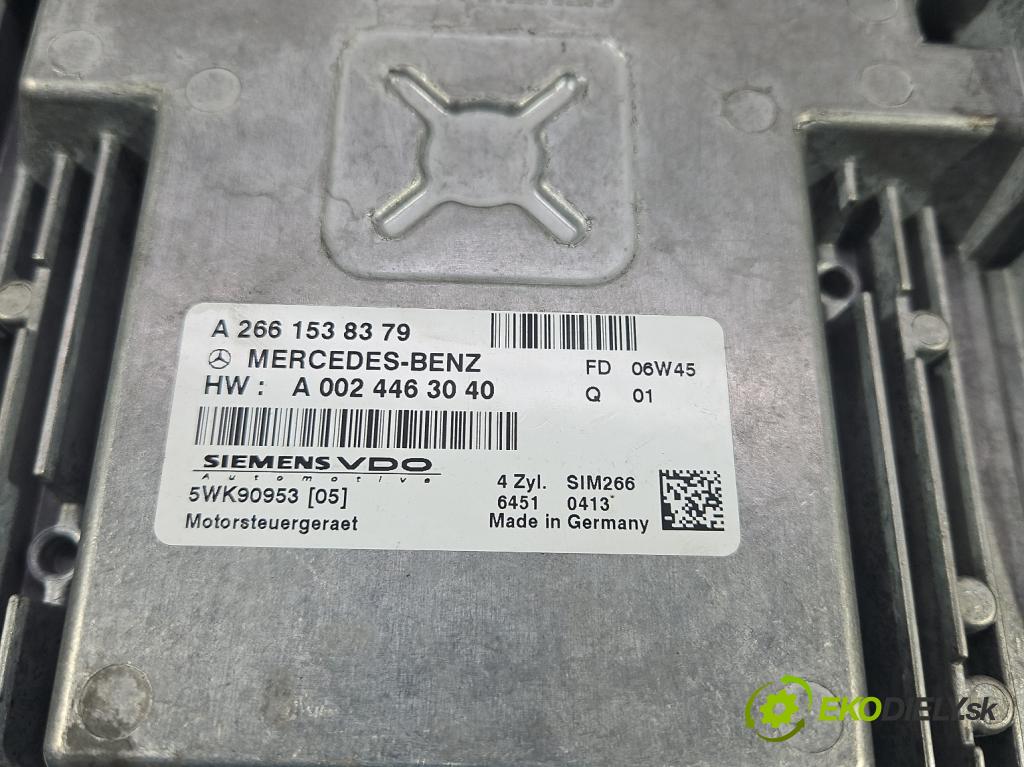 Mercedes B W245 2005-2011 1.7 16V 116 HP manual 85 kW 1699 cm3 5- riadiaca jednotka motora A2661538379