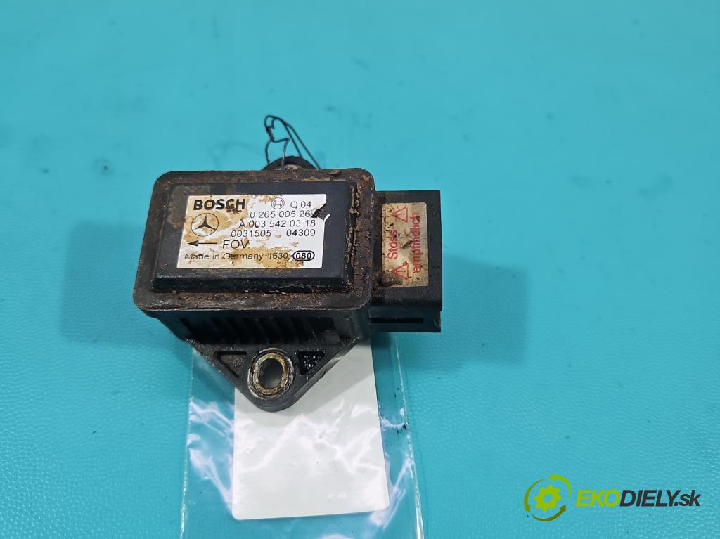 Mercedes A W169 2004-2012 1.7 116 hp manual 85 kW 1699 cm3 5- snímač ESP 0265005267