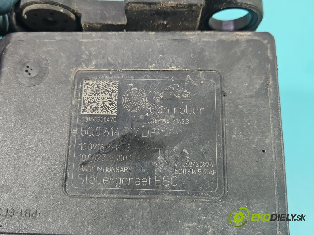 Skoda Octavia III 2013- 2.0 TSI 190 HP automatic 140 kW 1984 cm3 5- čerpadlo abs 5Q0614517DF (Pumpa ABS)