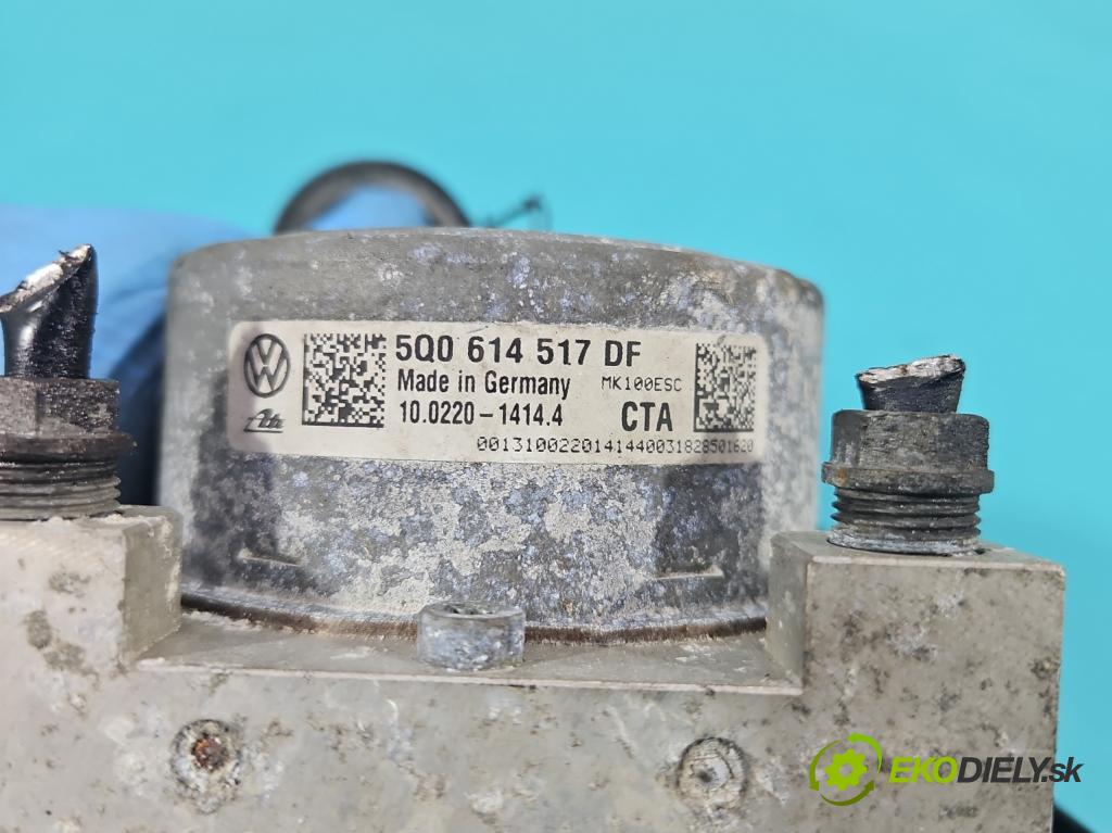 Skoda Octavia III 2013- 2.0 TSI 190 HP automatic 140 kW 1984 cm3 5- čerpadlo abs 5Q0614517DF (Pumpa ABS)