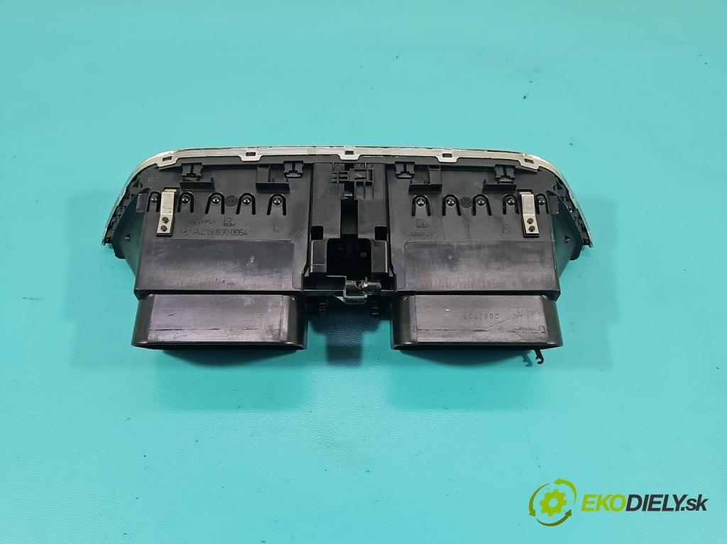 Mercedes CLS I C219 2004-2010 3.5 V6 (272964) 272 HP automatic 200 kW 3498 cm3 4- Mřížka: kúrenia stredová A2198300054 (Mriežka kúrenia (fukár))