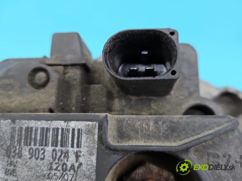 Vw Transporter T5 2003-2015 1.9 tdi 105 HP manual 77 kW 1900 cm3 5- Alternator 038903024F (Alternátor)