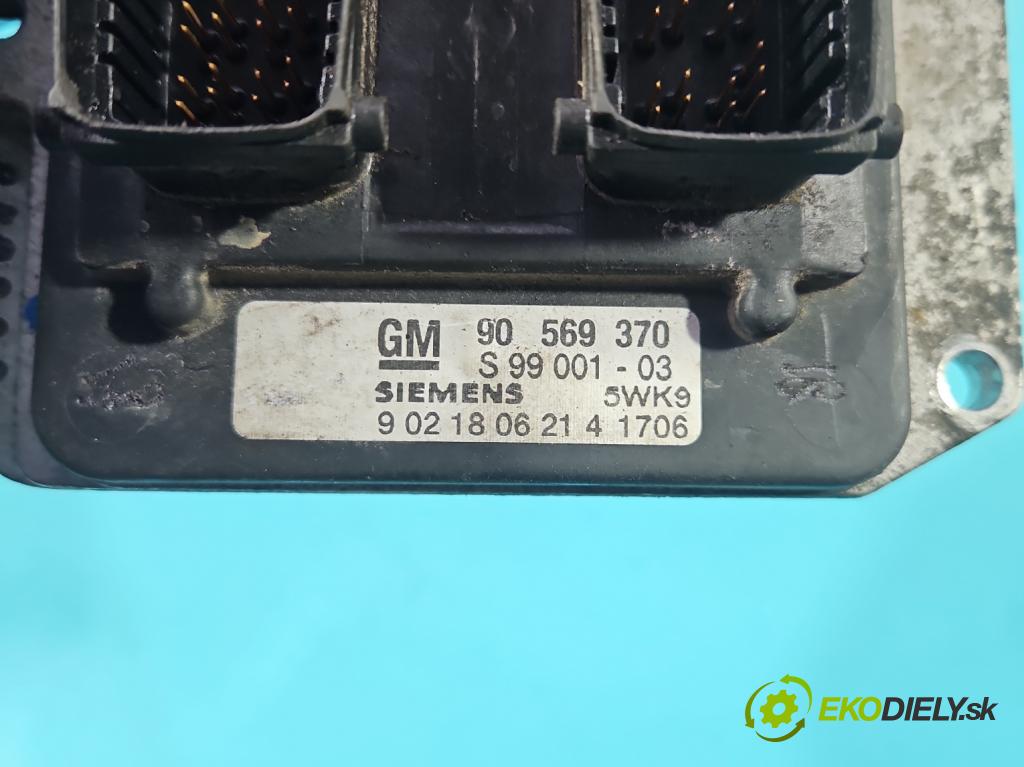 Opel Vectra B 1995-2002 1.8 16V 116 HP manual 85 kW 1796 cm3 4- riadiaca jednotka motora 90569370