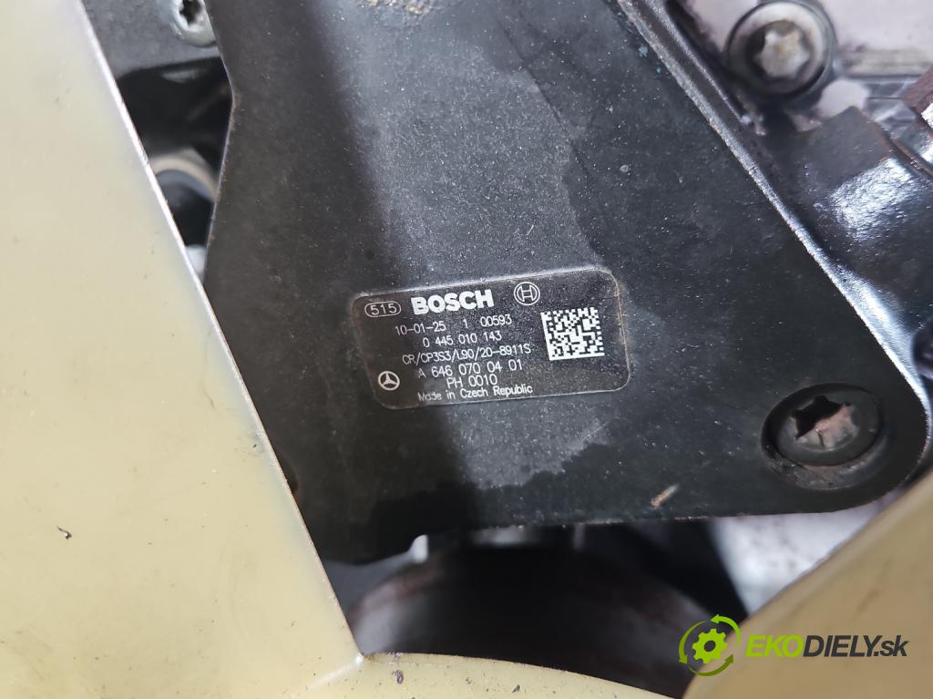 Mercedes Vito W639 2003-2014 2,2.0 CDI 95 HP manual 70 kW 2148 cm3 5- čerpadlo vstrekovacia 0445010143 (Vstrekovacie čerpadlo)